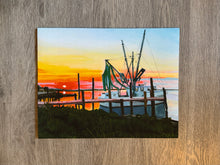 Load image into Gallery viewer, ”Davis Shore Sunrise” Print, Flat Unstretched Canvas