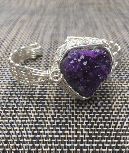 Amethyst Sterling Silver Bracelet