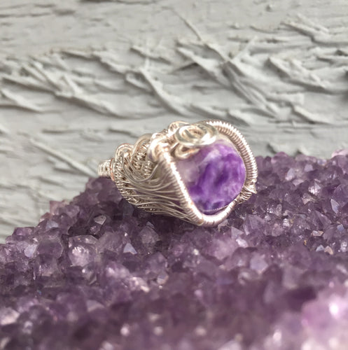 Charoite Ring